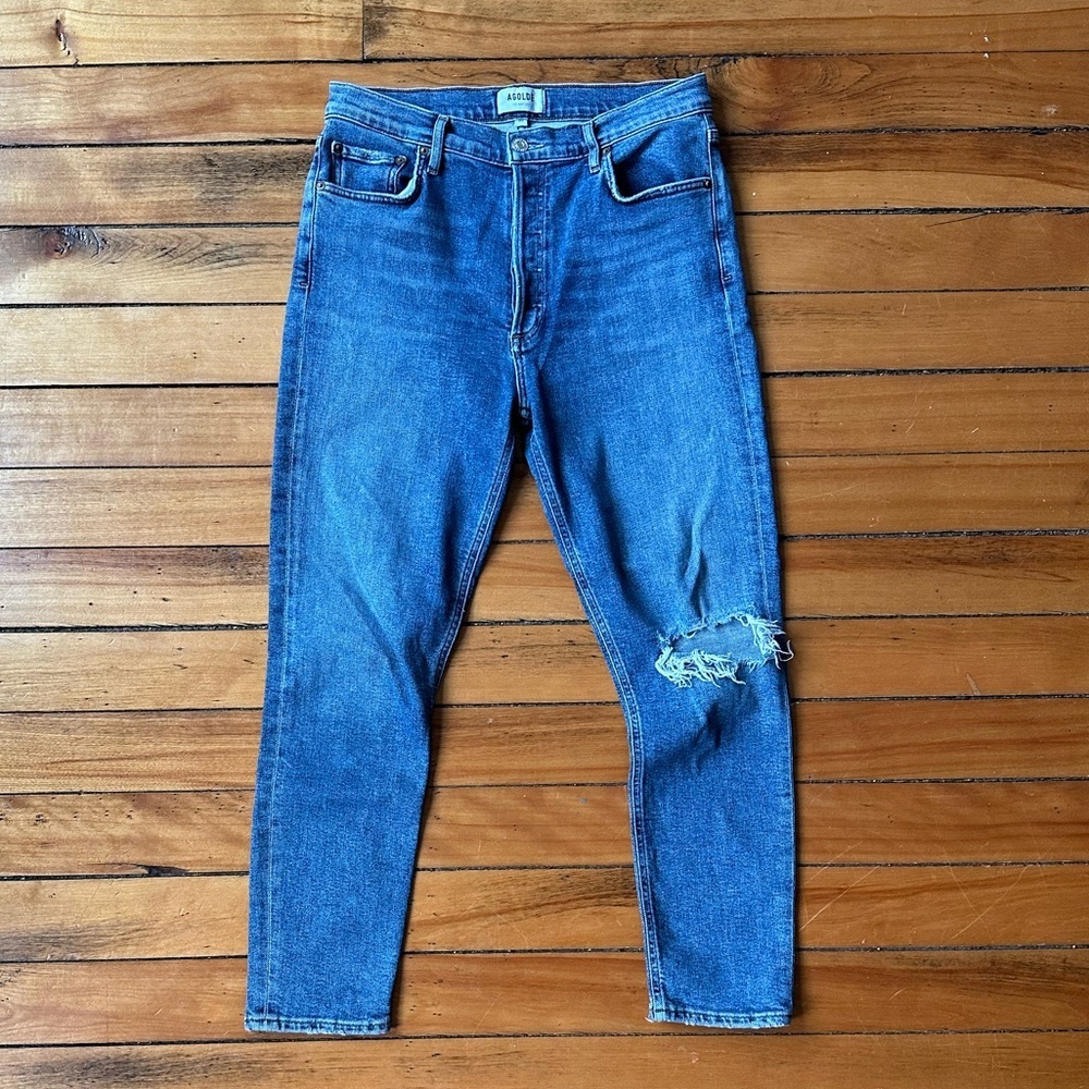 AGOLDE Nico High Rise Slim Fit Jeans​​